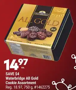 Giant Tiger Waterbridge All Gold Cookie Assortment offer