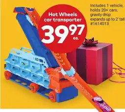 Giant Tiger Hot Wheels car transporter offer