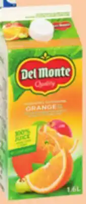 Giant Tiger Del Monte juice offer