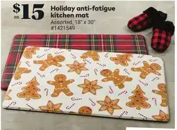 Giant Tiger Holiday anti-fatigue kitchen mat offer