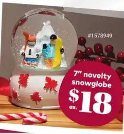 Giant Tiger 7 novelty snowglobe offer
