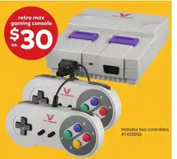 Giant Tiger retro max gaming console offer