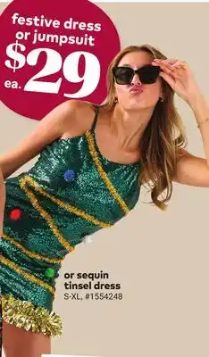 Giant Tiger festive dress or jumpsuit offer