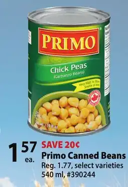 Giant Tiger Primo Canned Beans offer