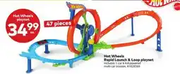 Giant Tiger Hot Wheels D Rapid Launch & Loop playset offer