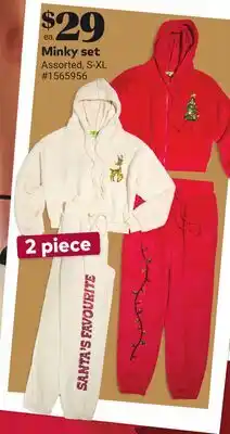 Giant Tiger Minky set offer