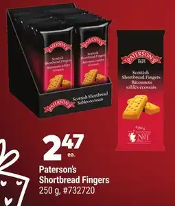 Giant Tiger Paterson's Shortbread Fingers offer