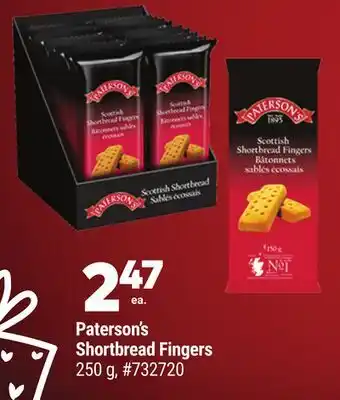 Giant Tiger Paterson's Shortbread Fingers offer