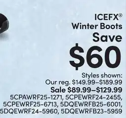 Mark's ICEFX Winter Boots offer