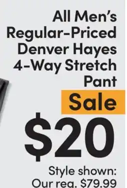 Mark's 4-Way Stretch Pant offer