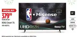 Canadian Tire Hisense ROKU Smart TV offer