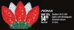 Canadian Tire Noma Outdoor 24-Ct LED Lights with Winterguard offer