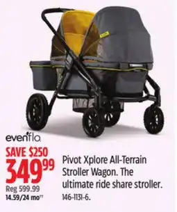 Canadian Tire Pivot Xplore All-Terrain Stroller Wagon offer