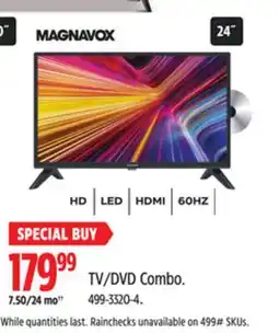 Canadian Tire Magnavox TV/DVD Combo offer