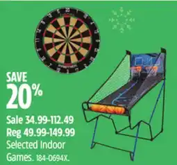 Canadian Tire Selected Indoor Games offer