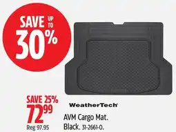 Canadian Tire WeatherTech AVM Cargo Mat offer