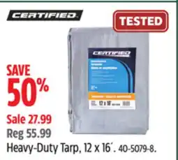 Canadian Tire Mastercraft Heavy-Duty Tarp offer