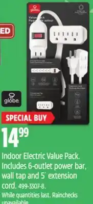 Canadian Tire Globe Indoor Electric Value Pack offer