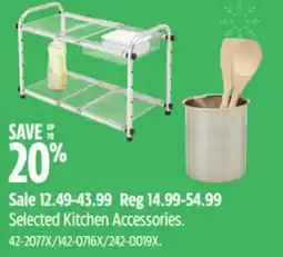 Canadian Tire Selected Kitchen Accessories offer