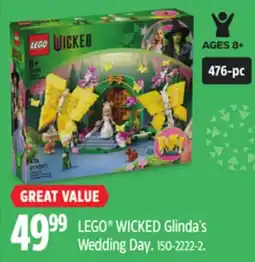 Canadian Tire LEGO WICKED Glinda's Wedding Day offer