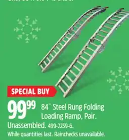 Canadian Tire 84˝ Steel Rung Folding Loading Ramp, Pair offer