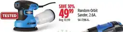 Canadian Tire Random Orbit Sander, 2.6A offer
