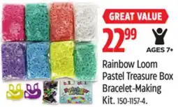 Canadian Tire Rainbow Loom Pastel Treasure Box Bracelet-Making Kit offer