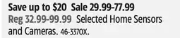 Canadian Tire Selected Home Sensors and Cameras offer