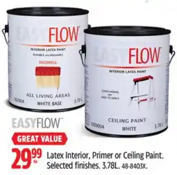 Canadian Tire Latex Interior, Primer or Ceiling Paint offer