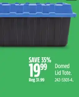 Canadian Tire Domed Lid Tote offer