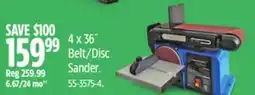 Canadian Tire Mastercraft 4 x 36˝ Belt/Disc Sander offer