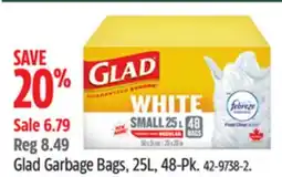 Canadian Tire Glad Garbage Bags offer