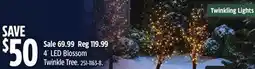 Canadian Tire 4´ LED Blossom Twinkle Tree offer