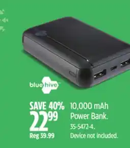 Canadian Tire Bluehive 10,000 mAh Power Bank offer