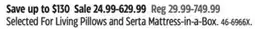 Canadian Tire Selected For Living Pillows and Serta Mattress-in-a-Box offer