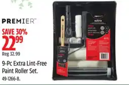 Canadian Tire Premier 9-Pc Extra Lint-Free Paint Roller Set offer