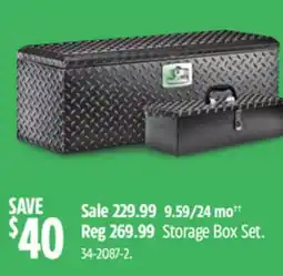 Canadian Tire Storage Box Set offer