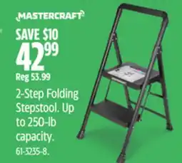 Canadian Tire Mastercraft 2-Step Folding Stepstool offer