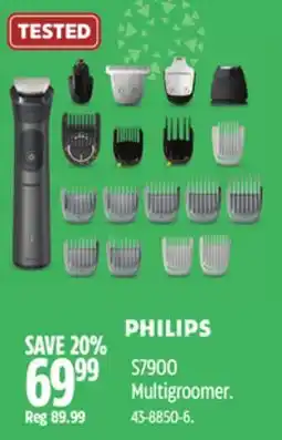 Canadian Tire Philips S7900 Multigroomer offer