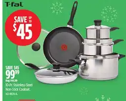 Canadian Tire 10-Pc Stainless-Steel Non-Stick Cookset offer