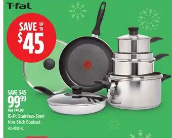 Canadian Tire 10-Pc Stainless-Steel Non-Stick Cookset offer