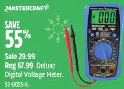 Canadian Tire Deluxe Digital Voltage Meter offer