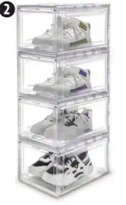 Canadian Tire Premium Stackable Shoe Box Set, 4-Pc offer