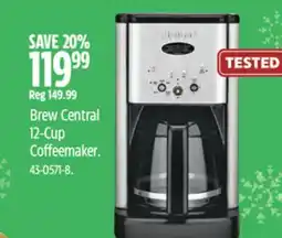 Canadian Tire Brew Central 12-Cup Coffeemaker offer