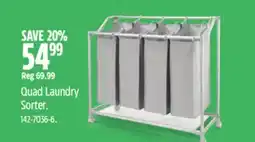 Canadian Tire type A Quad Laundry Sorter offer