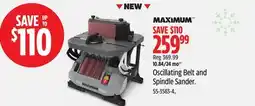 Canadian Tire Maximum Oscillating Belt and Spindle Sander offer