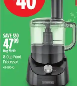 Canadian Tire Black & Decker 8-Cup Food Processor offer