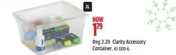 Canadian Tire Clarity Accessory Container offer