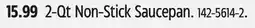 Canadian Tire 2-Qt Non-Stick Saucepan offer