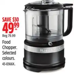 Canadian Tire KitchenAid Food Chopper offer